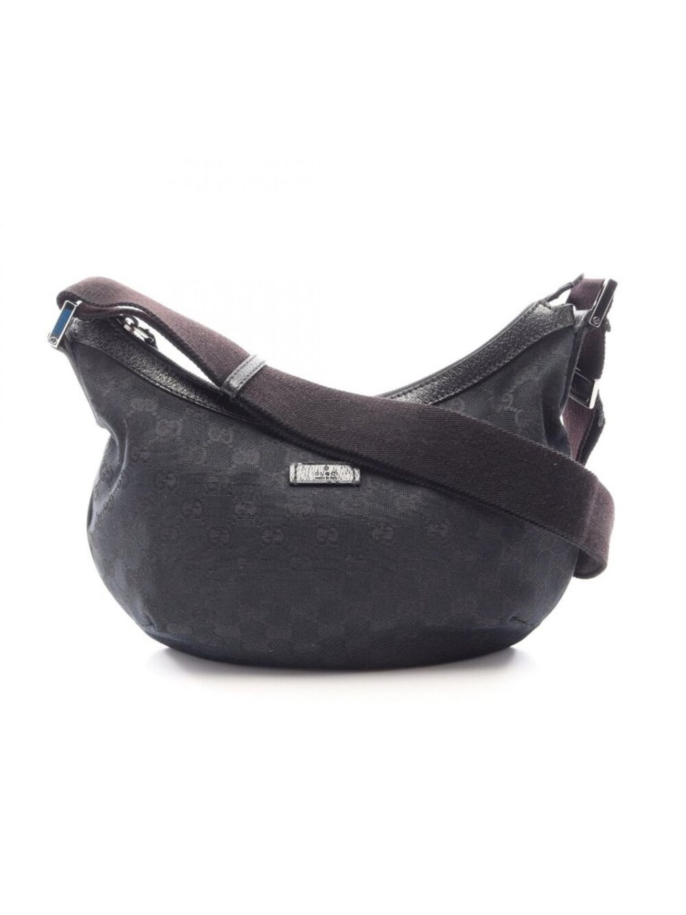 Gucci Shoulder Bag GG Canvas Black